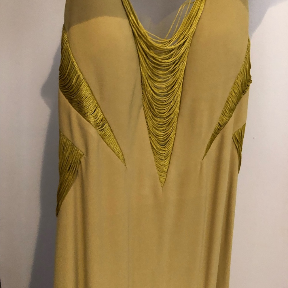 Brand new Mignon fringe gown with low back - Picture 6 of 7